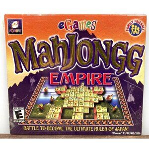 MahJongg Empire New Sealed PC Computer Game 2001 eGames Windows 95 98 ME 2000